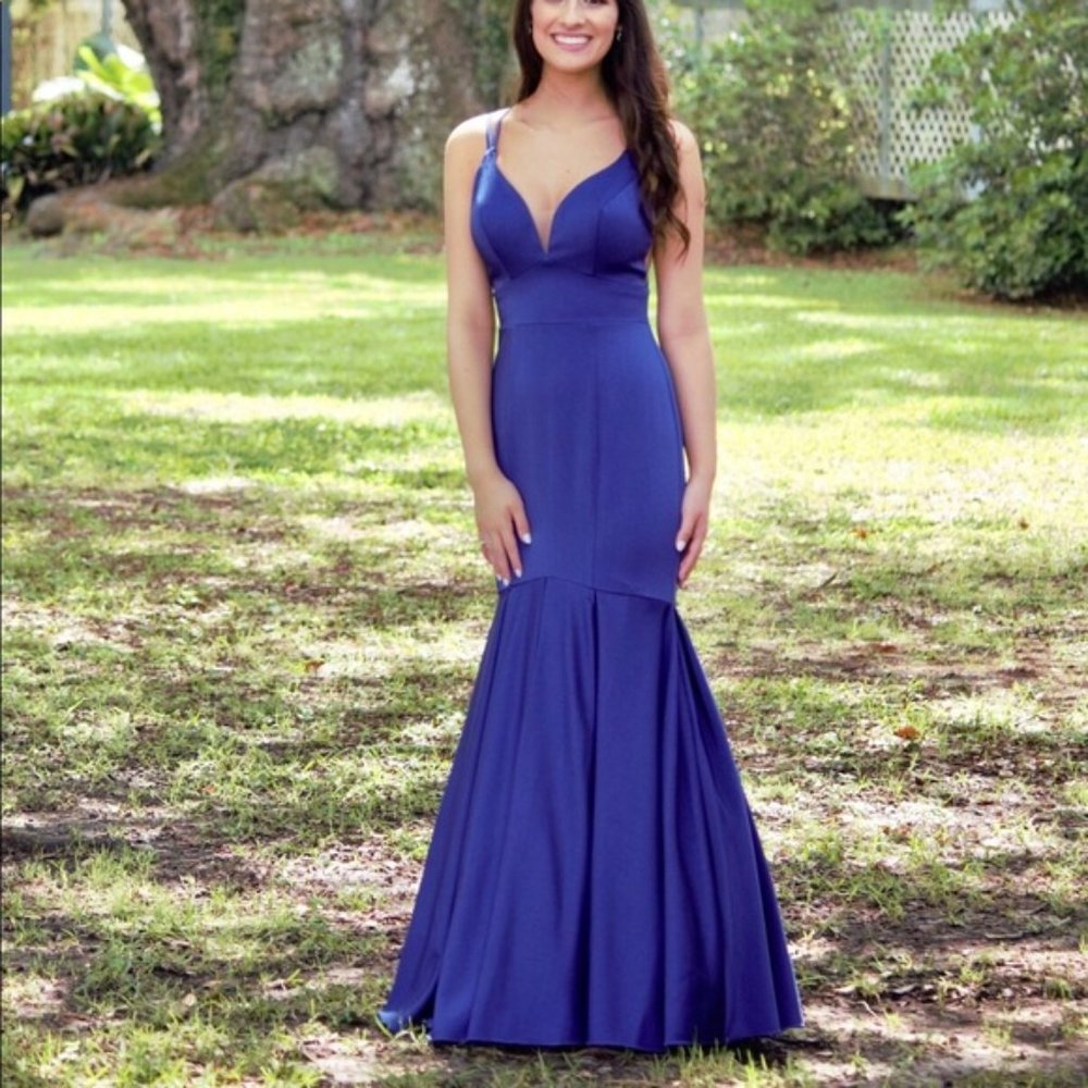 Ashley Lauren Form Fitted Mermaid Dress - Picture 5 of 6
